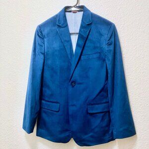 Tommy Hilfiger (Big Boys) Blue Velvet Blazer Jacket